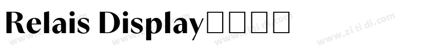 Relais Display字体转换